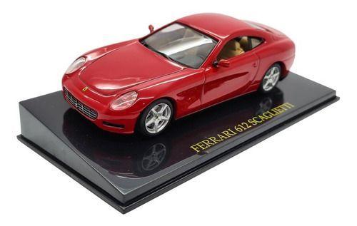 Miniatura Ferrari 612 Scaglietti Vermelho Coleção Metal 1:43 - IXO